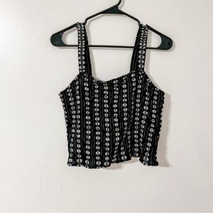 American Eagle Knit Floral Tank Top